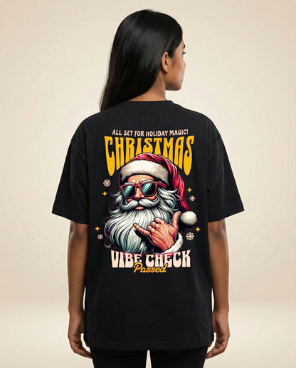 Vibe Check Passed Christmas Tee