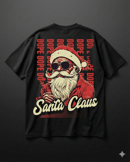 Retro Dope Santa Christmas Tee