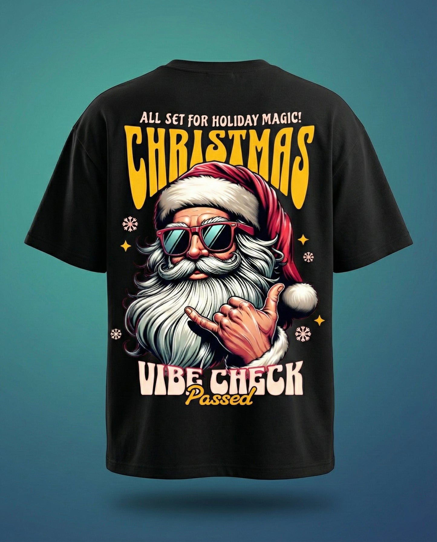 Vibe Check Passed Christmas Tee